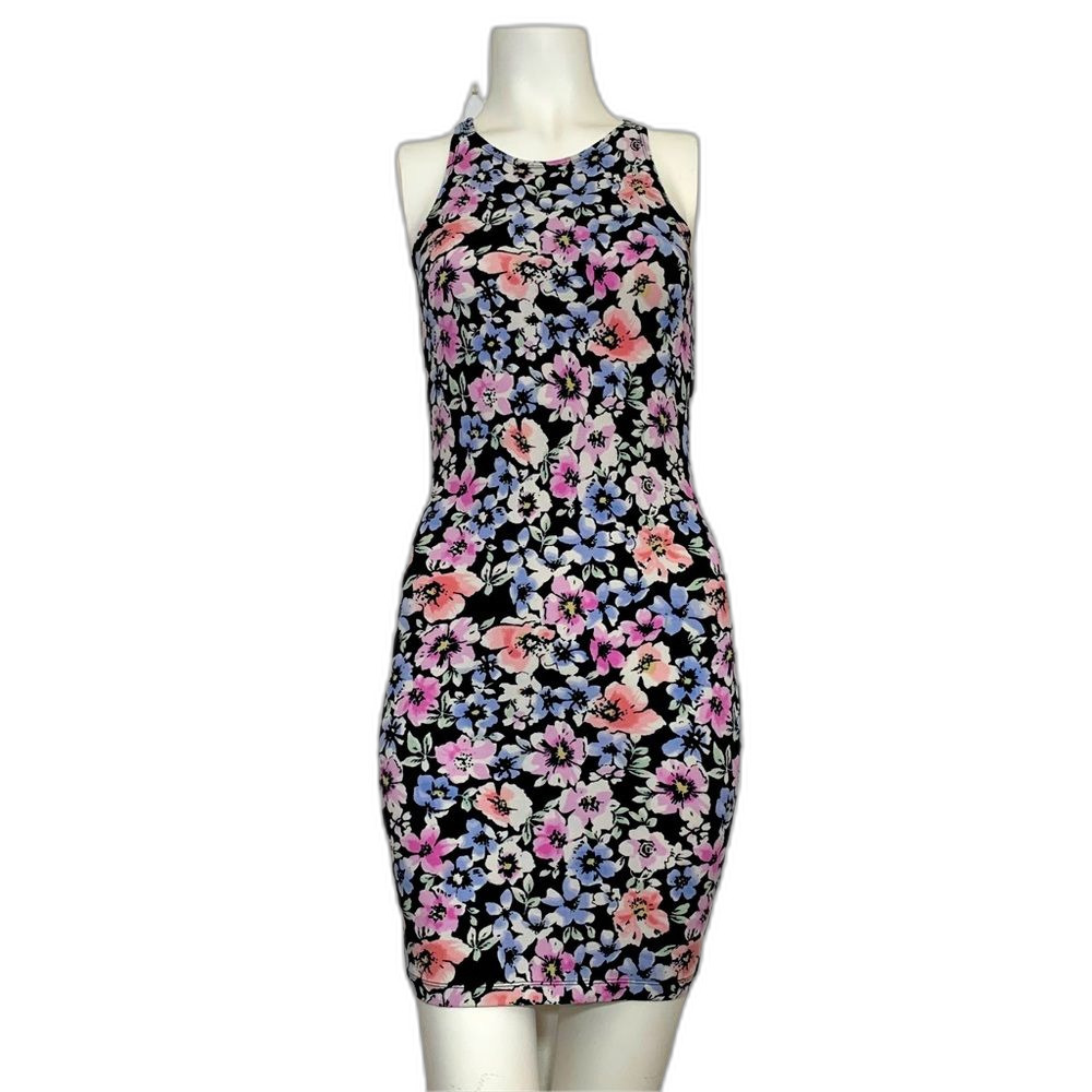 Forever 21 Floral Bodycon Dress Size Small